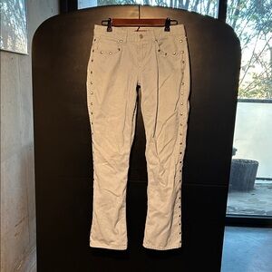 Old Navy Studded Light Blue Women's Straight Leg Corduroy Jeans